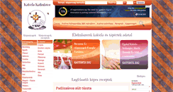 Desktop Screenshot of kaloria.puha.hu